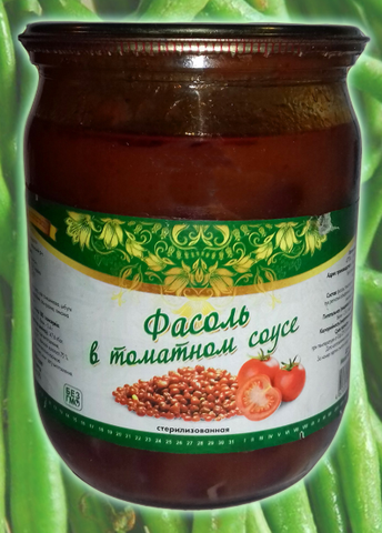 Квасоля у томатному соусі Агроспецгосп, 0,510г